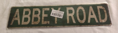 Abbey road metal sign - abbey,