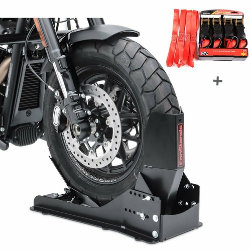Set wheel chock - +, ratchet