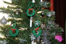 3 x HANDMADE CROCHET CHRISTMAS