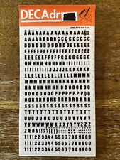 Decadry Rub-On Transfers, No