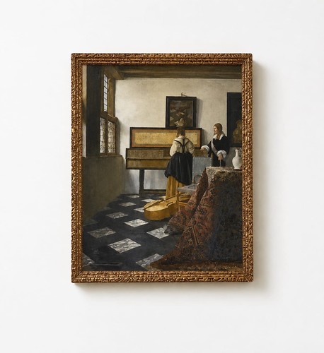 Vintage jan vermeer music - vintage,