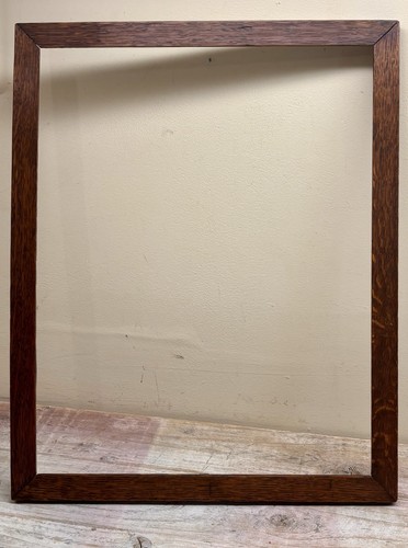 Large antique oak picture - large,