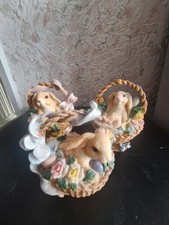 Bunny In Basket Set Of 3