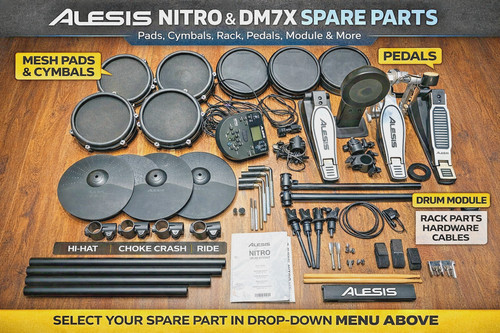 Alesis nitro dm7x mesh drum - dm7x,