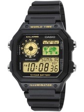 Casio AE-1200WH-1B World Time
