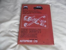 Mini 1959 - 71 Autobook Workshop Manual by Autopress Ltd