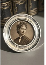 Antique Solid Silver Circular