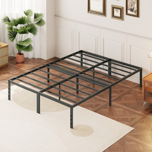 Metal iron bed frame - iron, single
