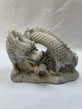 Rare Dragon Sculpture Ornament Fire Dragon Figurine Resin