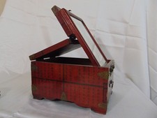 Chinese Rosewood Wooden Brass