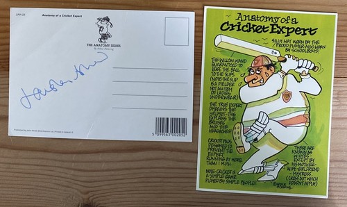 Jonathan agnew signed - signed, john