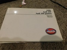 1990 AUDI 100 AND 100 QUATTRO