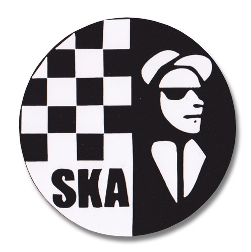 Ska vinyl sticker - ska, decal