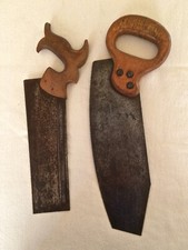 Vintage Floorboard & Tenon Saws, good condition