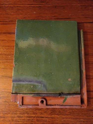 Antique terracotta glazed roof - terracotta,
