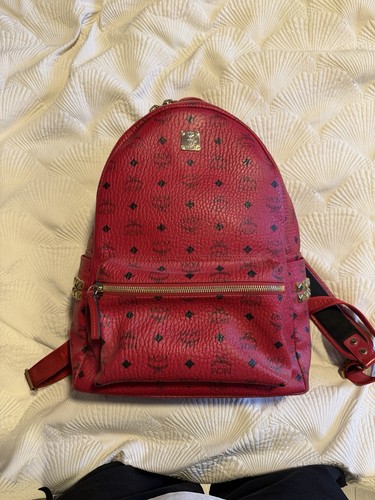 Mcm backpack red - mcm,