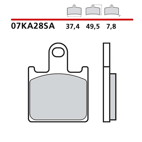 Brembo front brake pads - front, kit