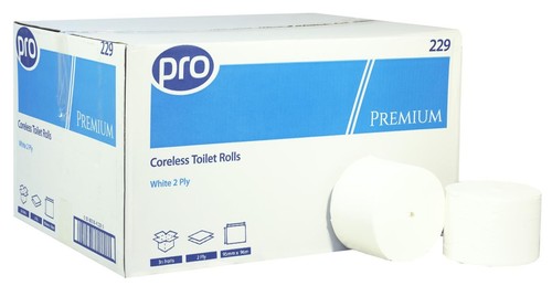 White coreless ply - 2, toilet