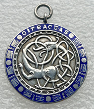 Dublin Irish Silver Medal Fob
