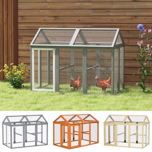 Large chicken run wooden - large,