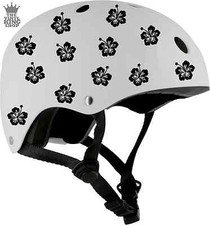 Bike Helmet Hibiscus Flower