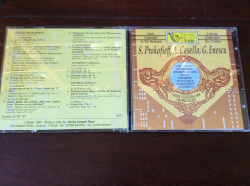 Prokofieff casella enescu - enescu,