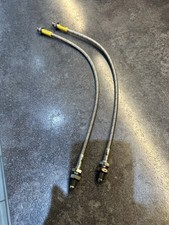 TRIUMPH STAG STAINLESS STEEL BRADED FRONT BRAKE HOSES