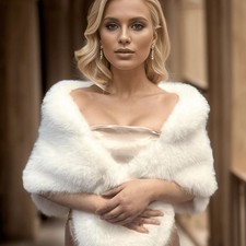 Women's Faux Fur Shawl Thicken