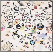 Led Zeppelin III Vinyl 1970 Atlantic SD 7201 LP VG+ Rare RI press. Working Wheel