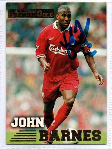 John barnes signed - john,