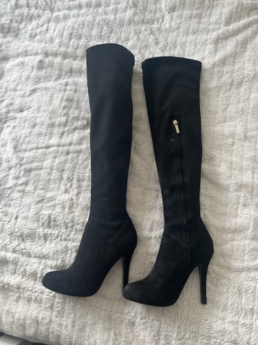 Karen millen black knee high - knee,