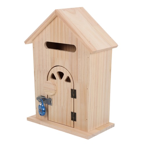Wooden post box school - wooden,