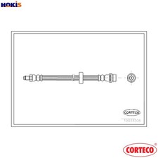 BRAKE HOSE 19033506 FOR FORD