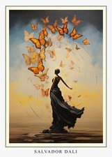 Large size Salvador Dali Girl