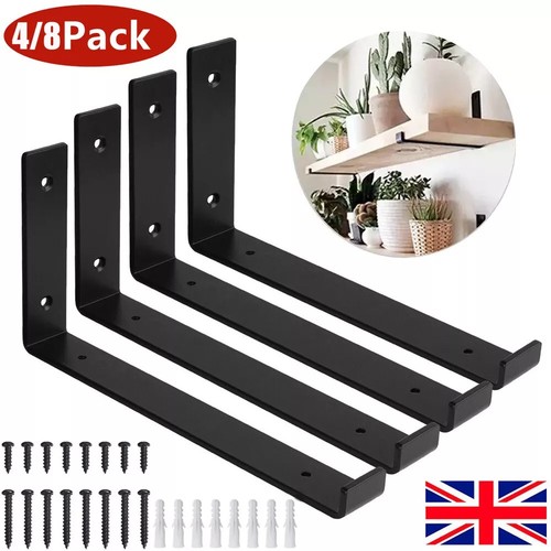 Pack rustic shelf brackets - 4/8,