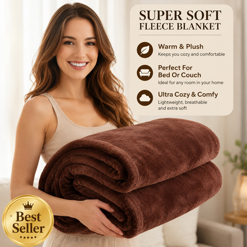 Luxury popcorn throw - popcorn,