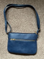 BHS W Ladies Navy Shoulder Bag
