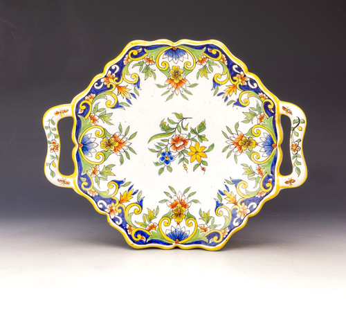 Antique french faience devres - antique,