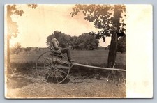 Postcard RPPC Horse Drawn