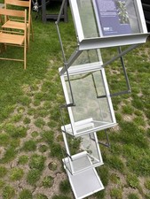 Folding Magazine Rack Portable Magazine Holder with 6 Pockets  up Storage