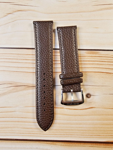 Official seiko brown leather - seiko,