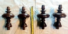 Four Large Antique Solid Wood