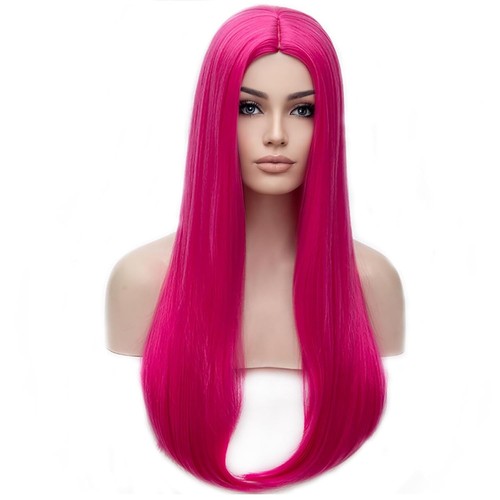 Hot pink straight wig for - hot,