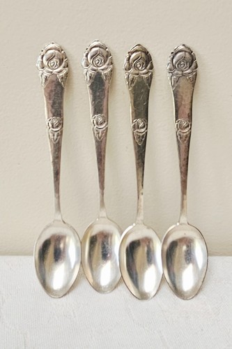 Swedish floral coffee spoons