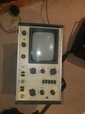 Working Vintage Farnell oscilloscope DT12-5 with carry bag