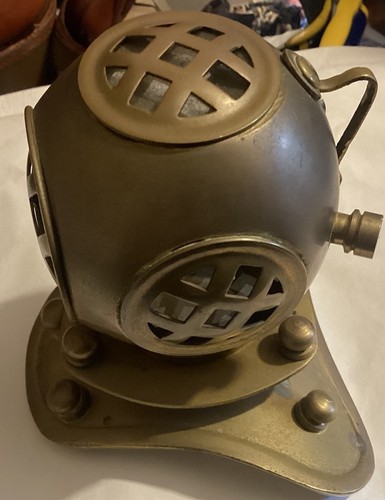 Miniature diving helmet brass - miniature,