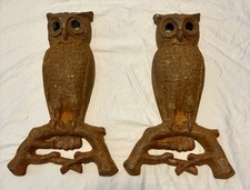 Antique Cast Iron Owl