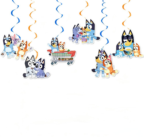Bluey hanging swirls children - hanging,