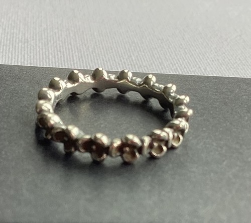 Pandora silver flower band - pandora,