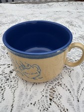 Vintage Stoneware Hot Chocolate Mug